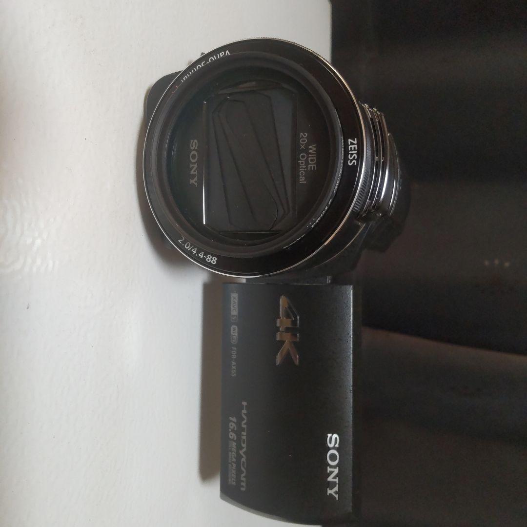 SONY 4K ハンディカム 本体 バッテリー2個付き