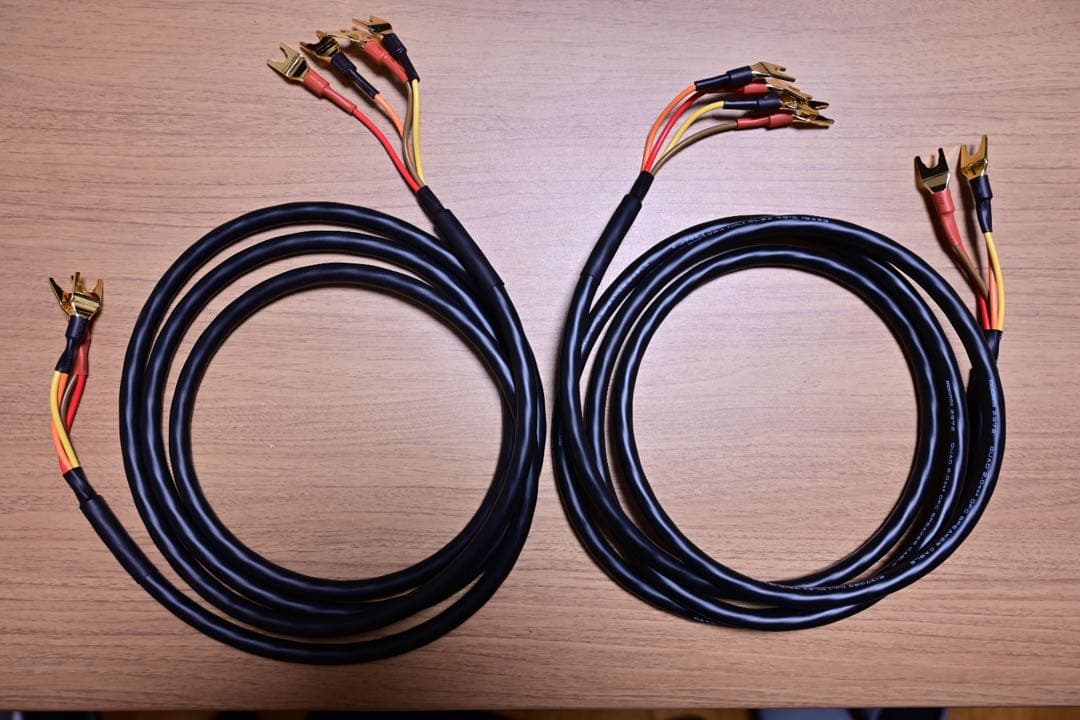 MOGAMI 2972 バイワイヤリング対応 スピーカーケーブルペア(2.5m)