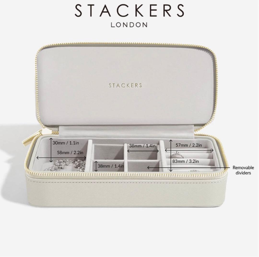 STACKERS トラベル ジュエリー ボックス L オートミール　スタッカーズ