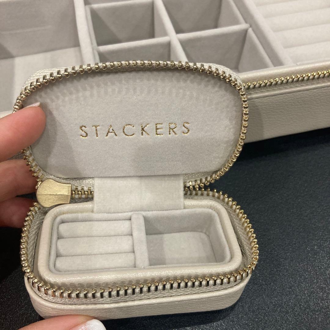 STACKERS トラベル ジュエリー ボックス L オートミール　スタッカーズ