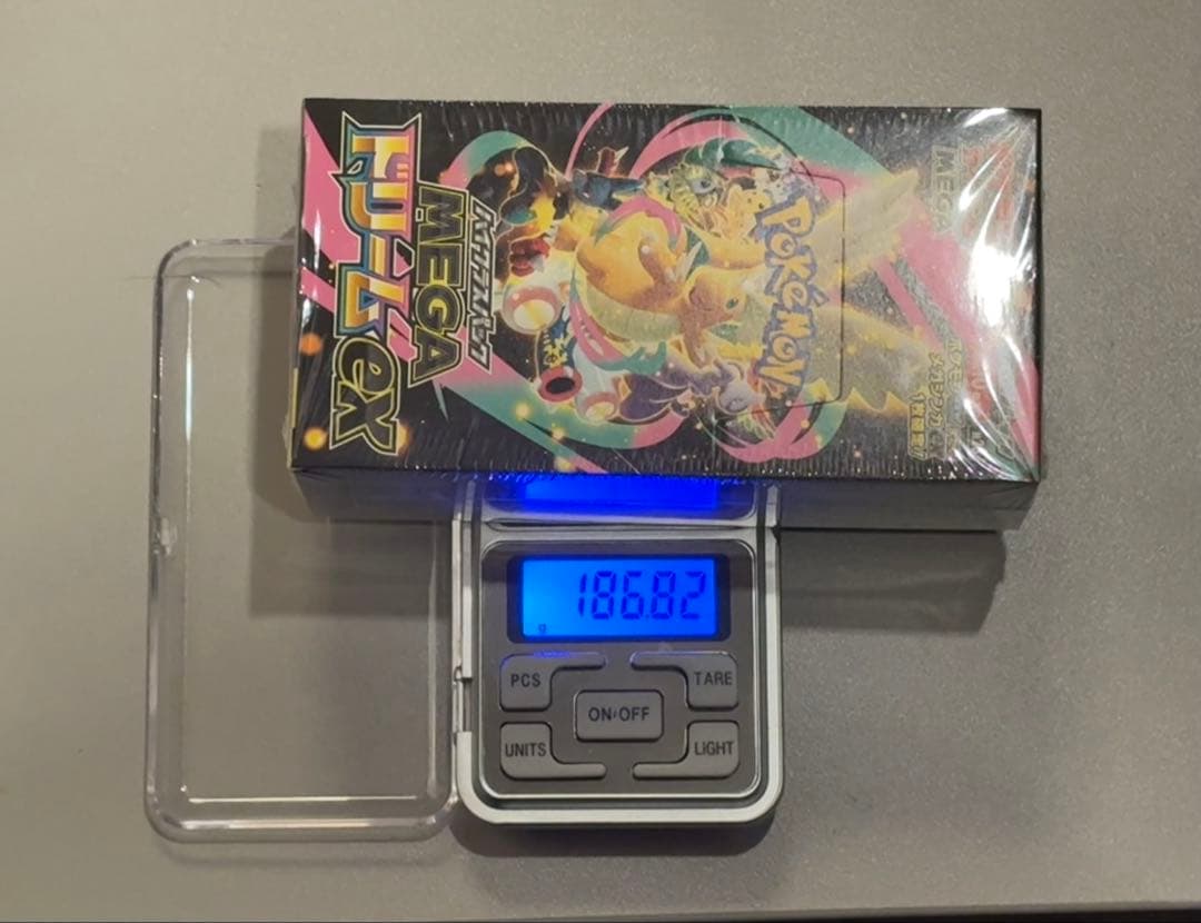 高重量BOX　【186.82g】MEGAドリームex　シュリンク付き　1BOX