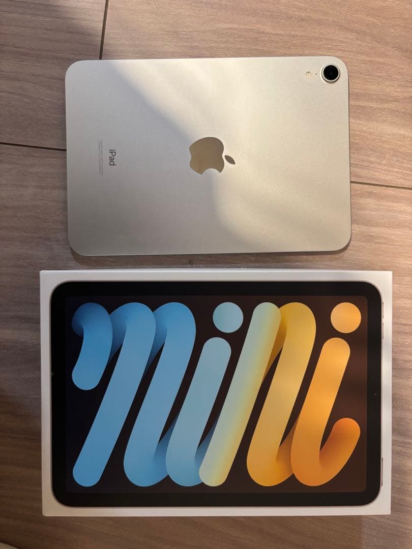 Apple iPad mini 第六世代　64ギガ　シルバー 本体と箱付き