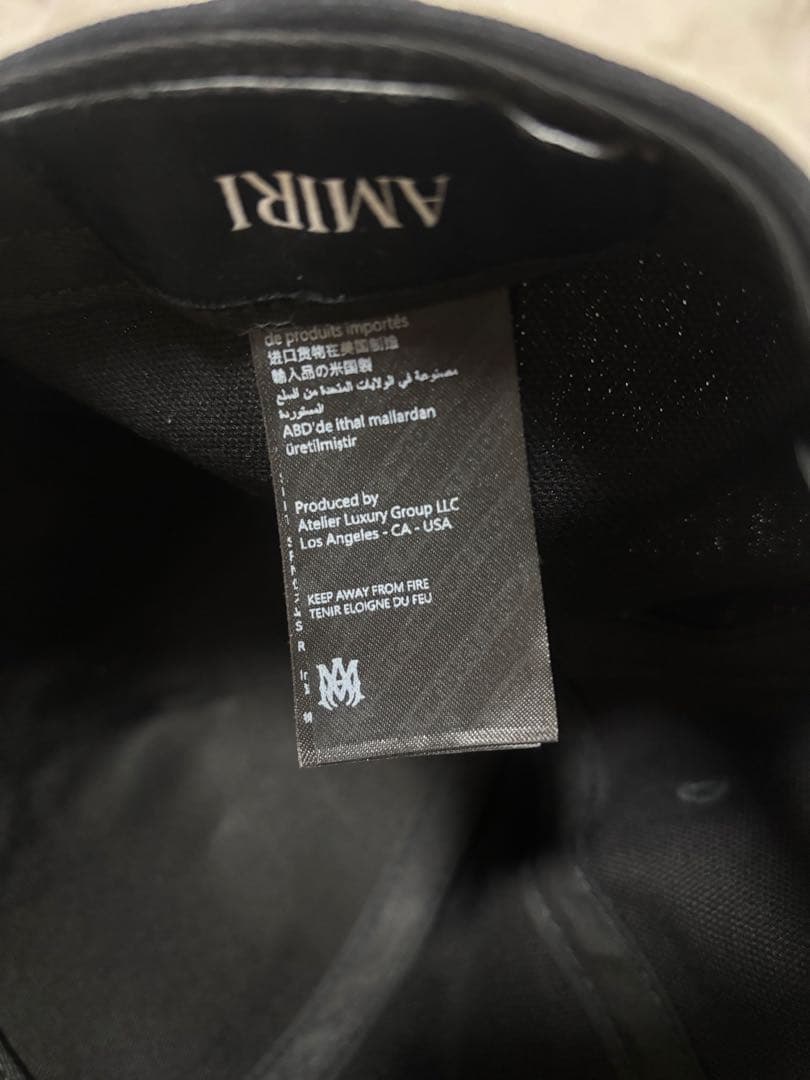 AMIRI ロゴキャップ