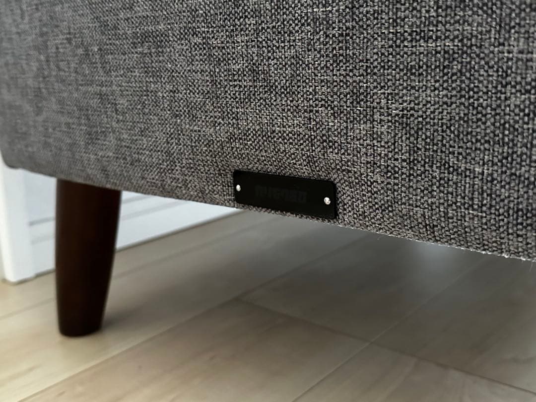 カリモク60 ロビーチェア 2シーター ベスパグレー 2人掛け