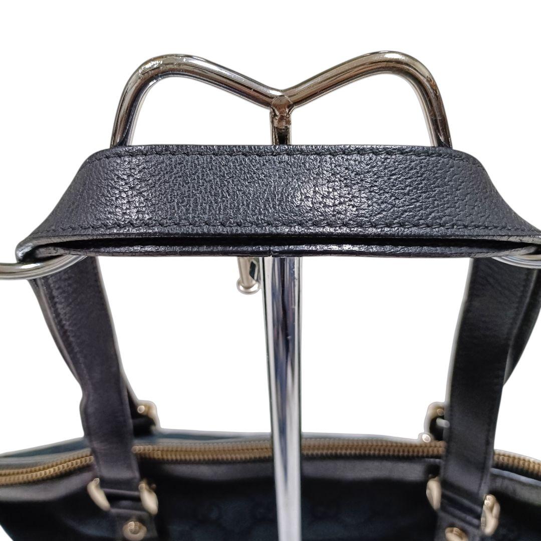 美品♪︎GUCCI ショルダーバッグ アビーライン キャンバス レザー GG柄