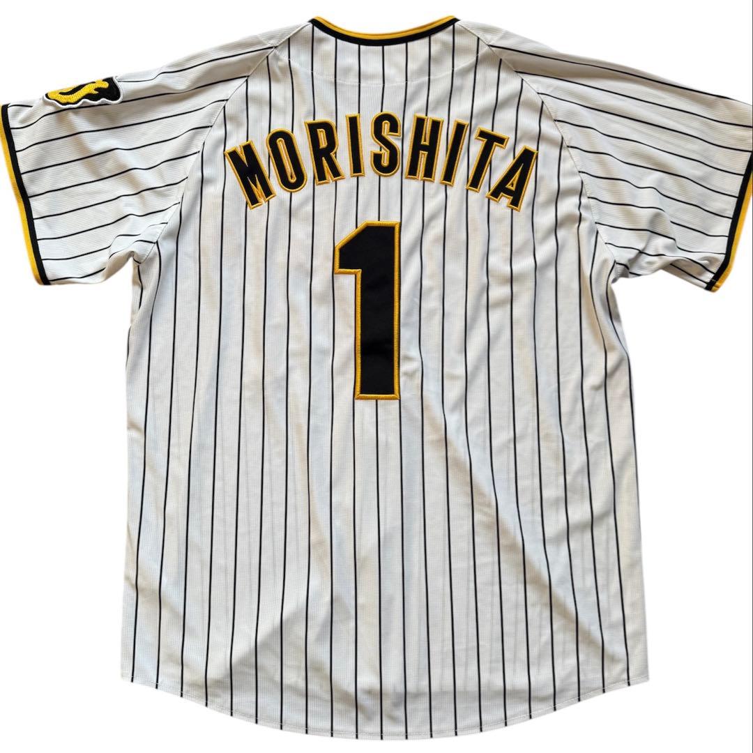 【極美品】 阪神タイガース 森下 1 背番号 ユニフォーム L刺繍 ミズノ