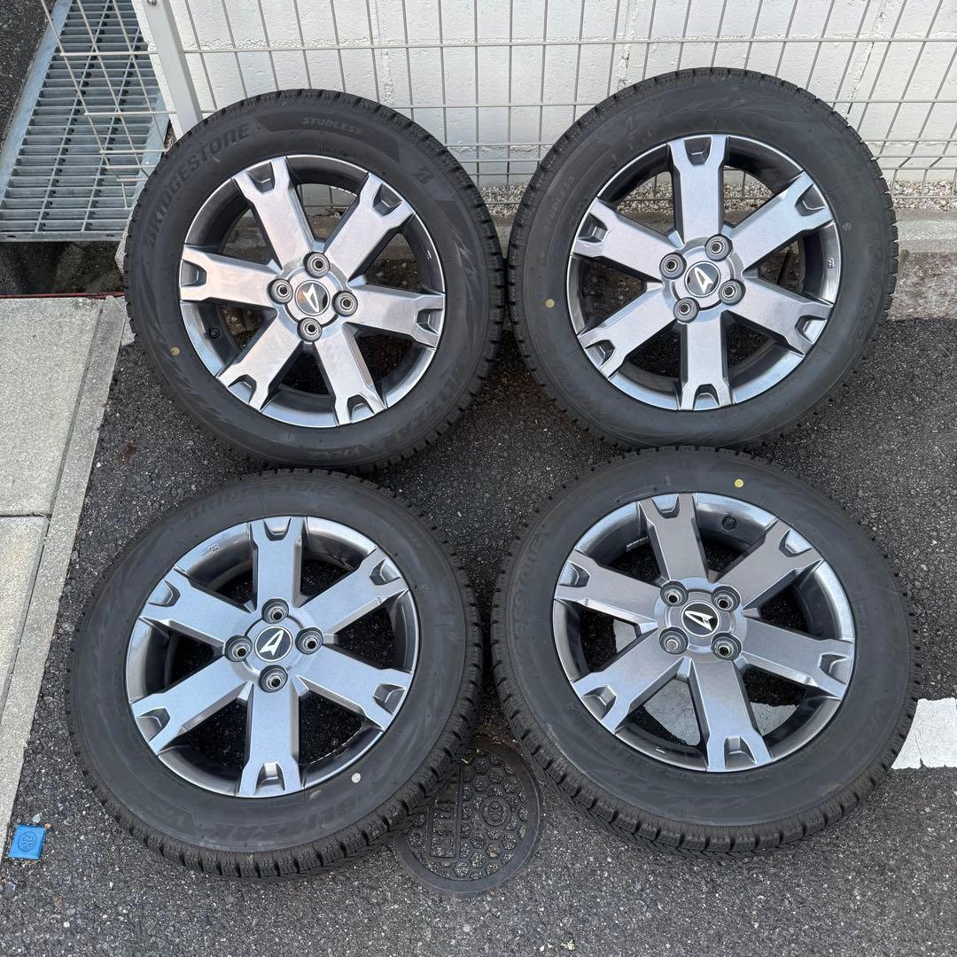 【美品】ダイハツ タフト ダーククロム純正ホイール＋スタッドレスタイヤ
