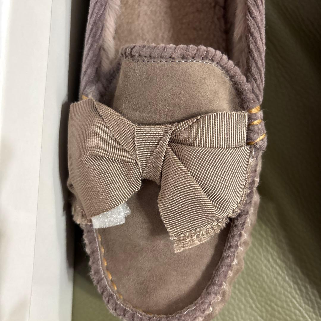 新品未使用完売色ランバンオンブルーモカシン24cm