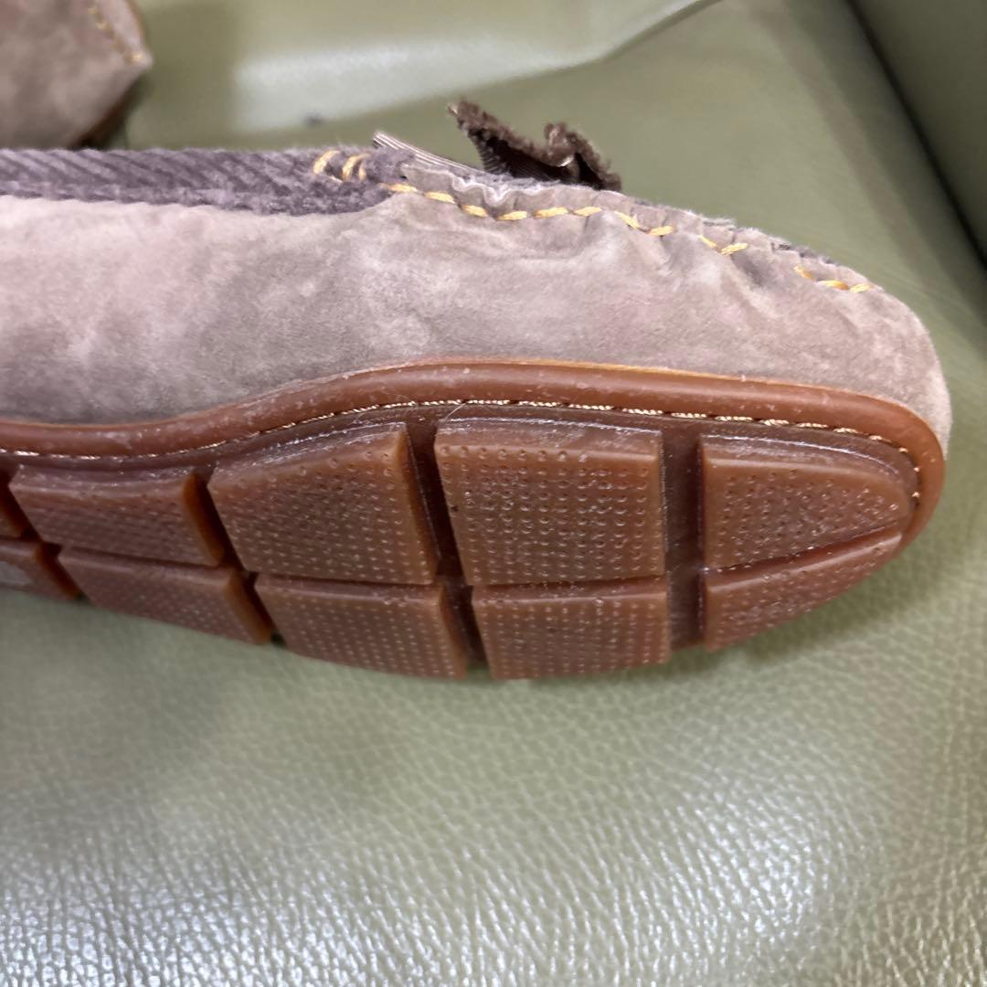 新品未使用完売色ランバンオンブルーモカシン24cm