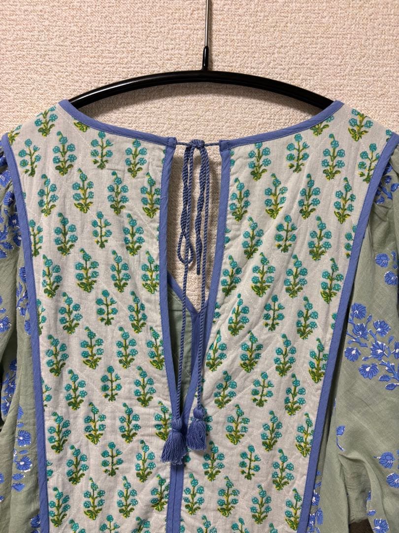 ne Quittezpasヌキテパ エスニックコンビワンピース