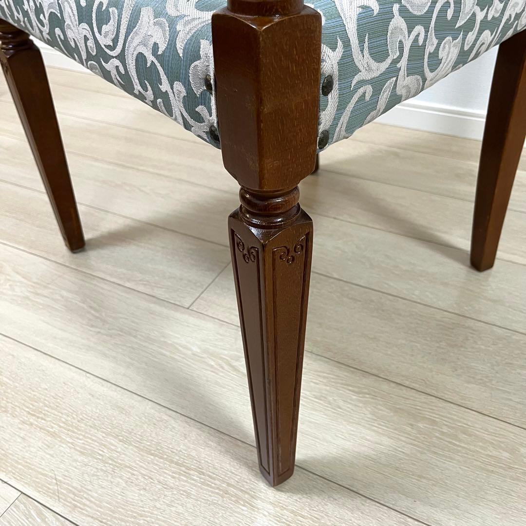 (け92)ブリティッシュデザイン アンティークアームチェア ダイニングチェア