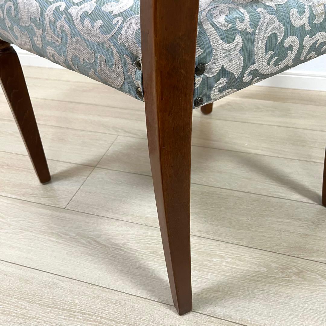 (け92)ブリティッシュデザイン アンティークアームチェア ダイニングチェア