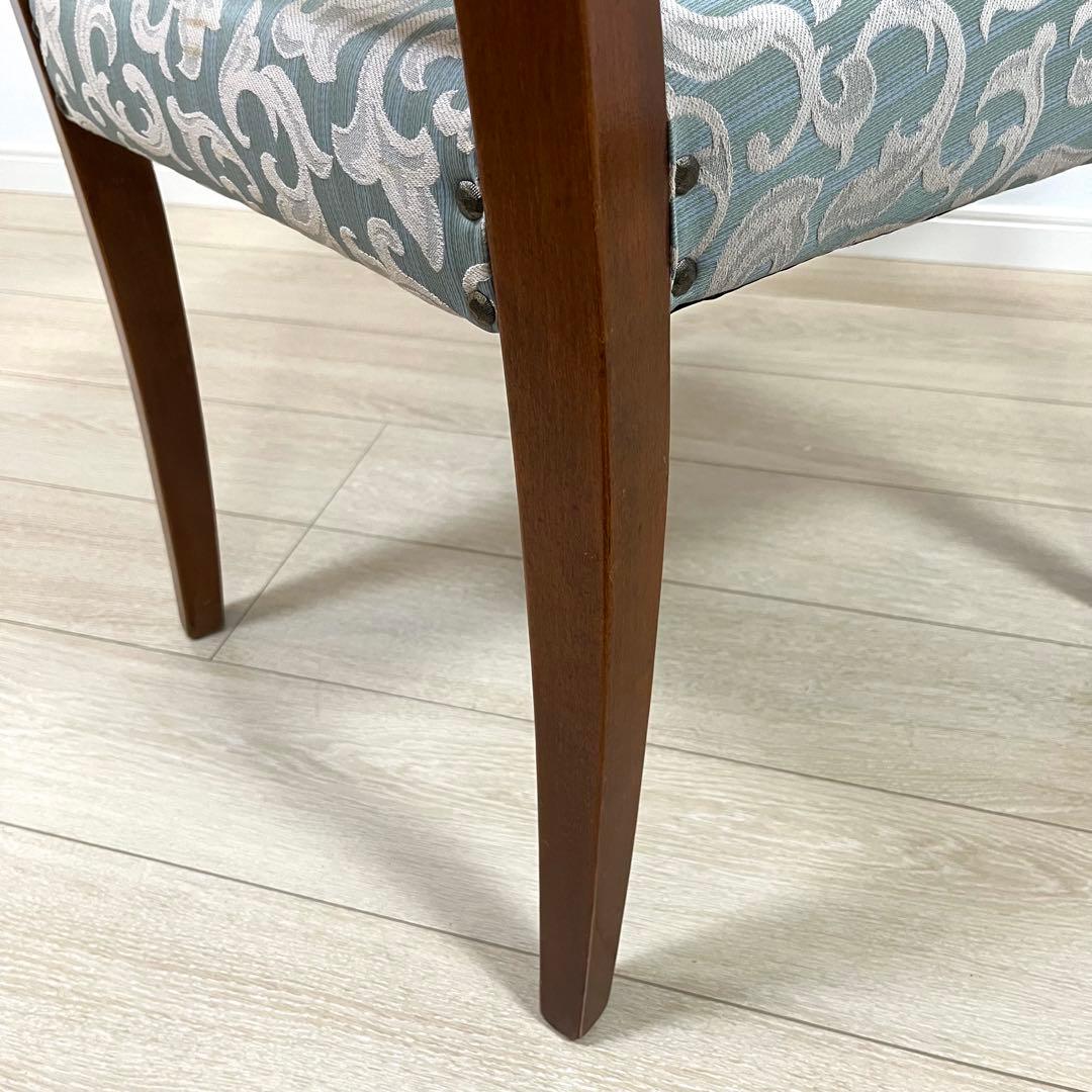 (け92)ブリティッシュデザイン アンティークアームチェア ダイニングチェア