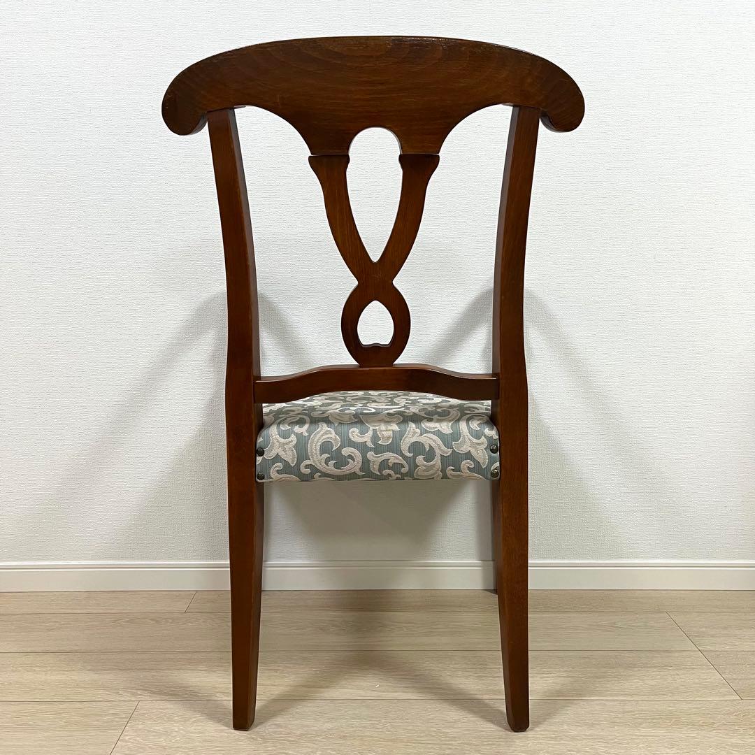 (け92)ブリティッシュデザイン アンティークアームチェア ダイニングチェア