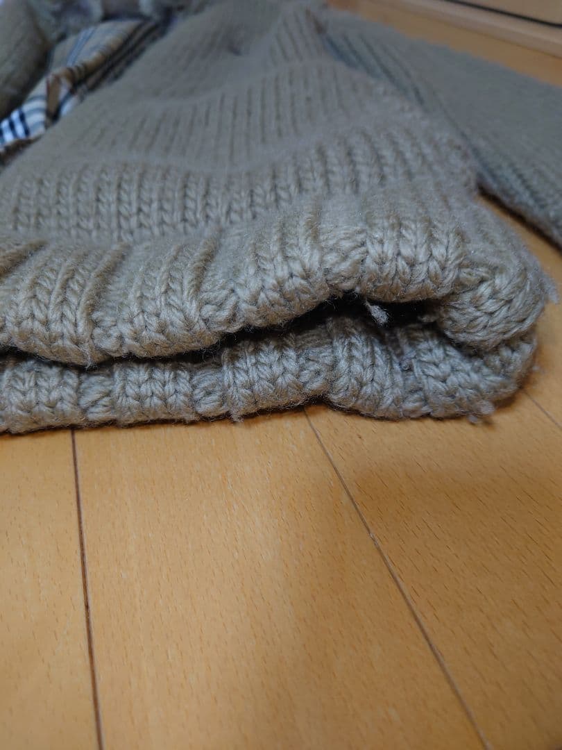 バーバリー　ニットブルゾン