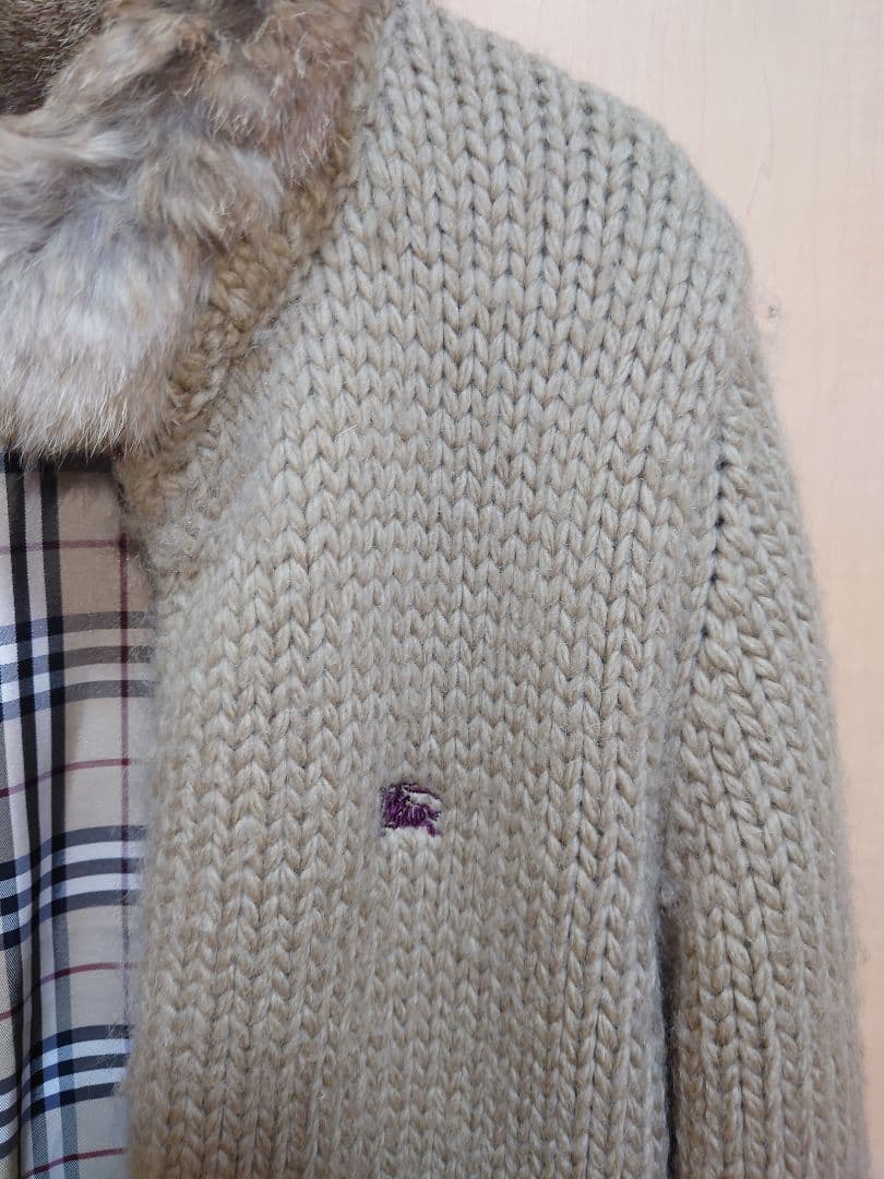 バーバリー　ニットブルゾン