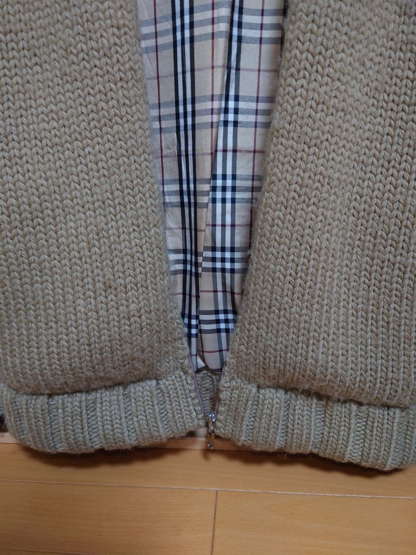 バーバリー　ニットブルゾン