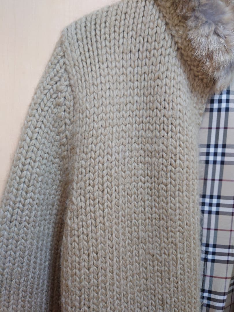 バーバリー　ニットブルゾン