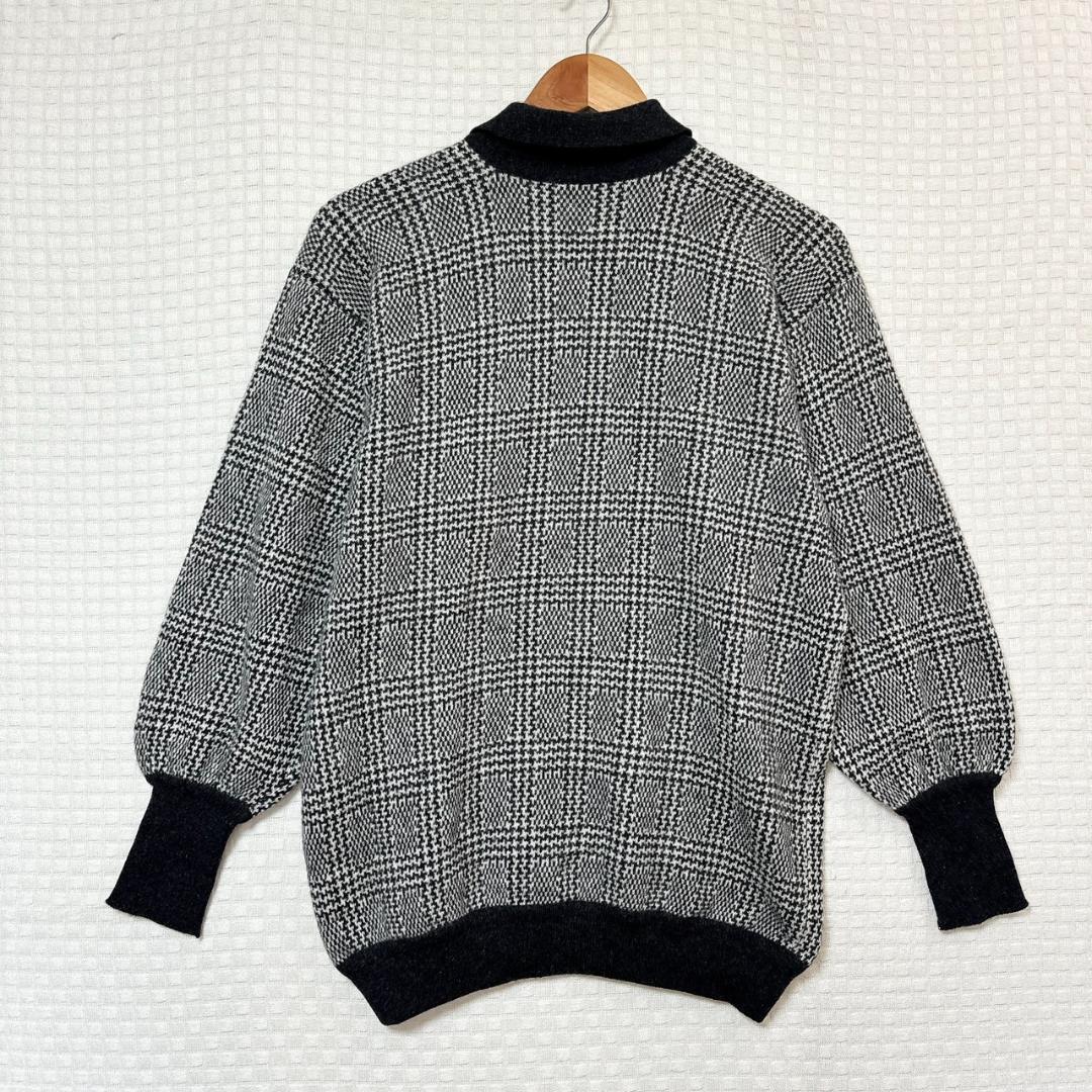 カシミヤ100% Drumohr ドルモア グレンチェック ニット セーター