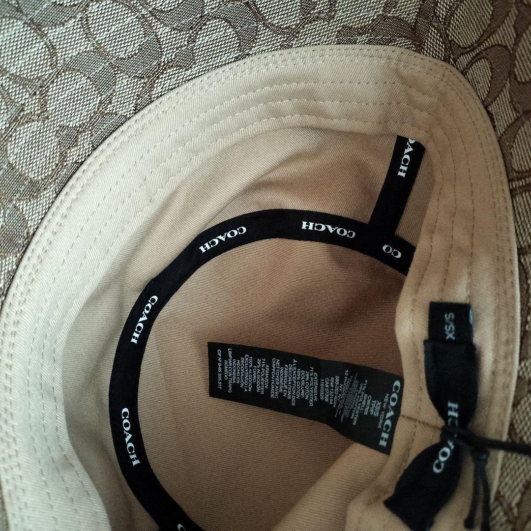 ゆみみん様☆新品未使用タグ付き☆COACH バケットハット ブラウン キャンバス