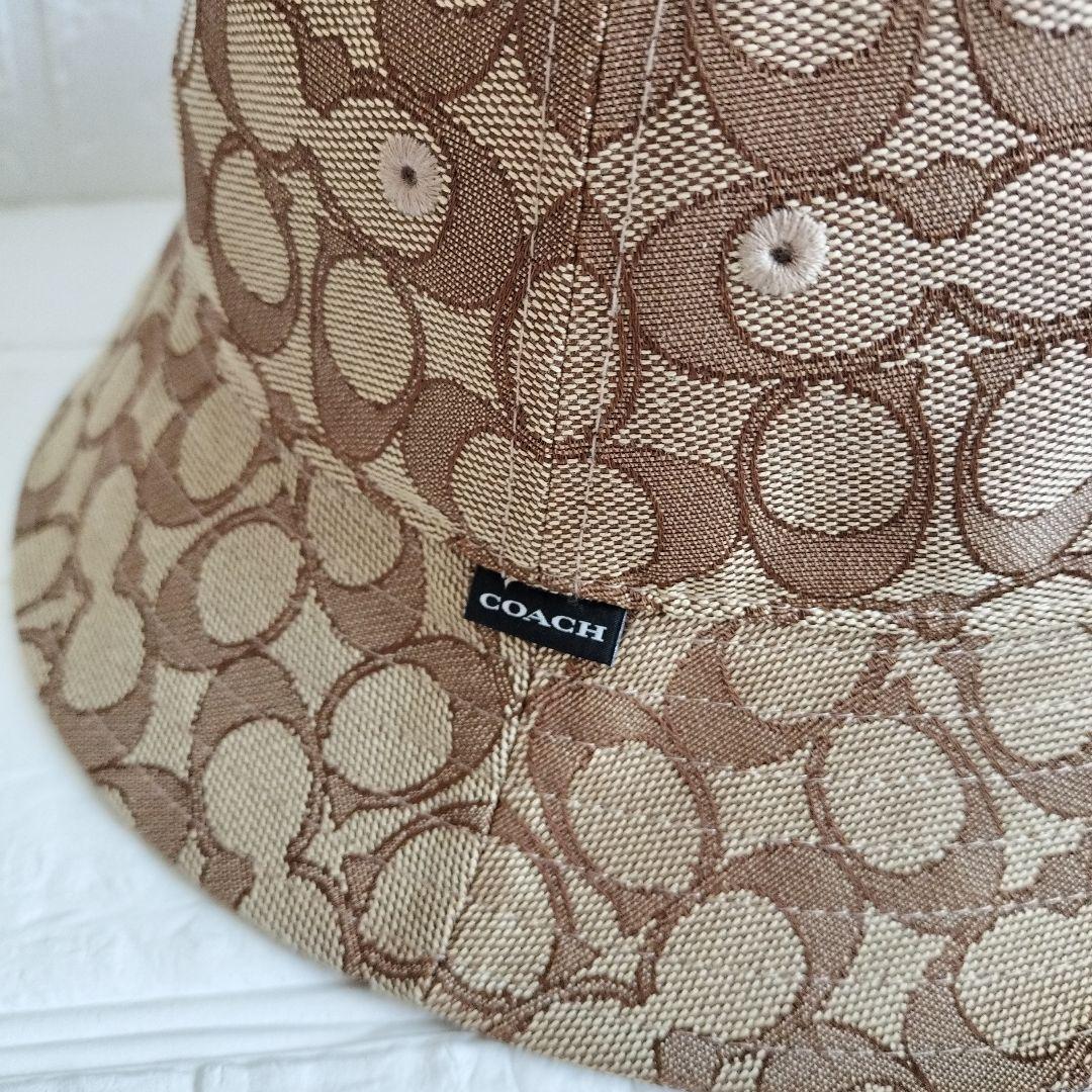 ゆみみん様☆新品未使用タグ付き☆COACH バケットハット ブラウン キャンバス