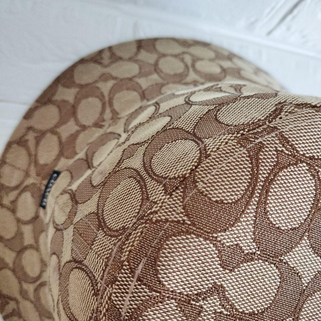 ゆみみん様☆新品未使用タグ付き☆COACH バケットハット ブラウン キャンバス