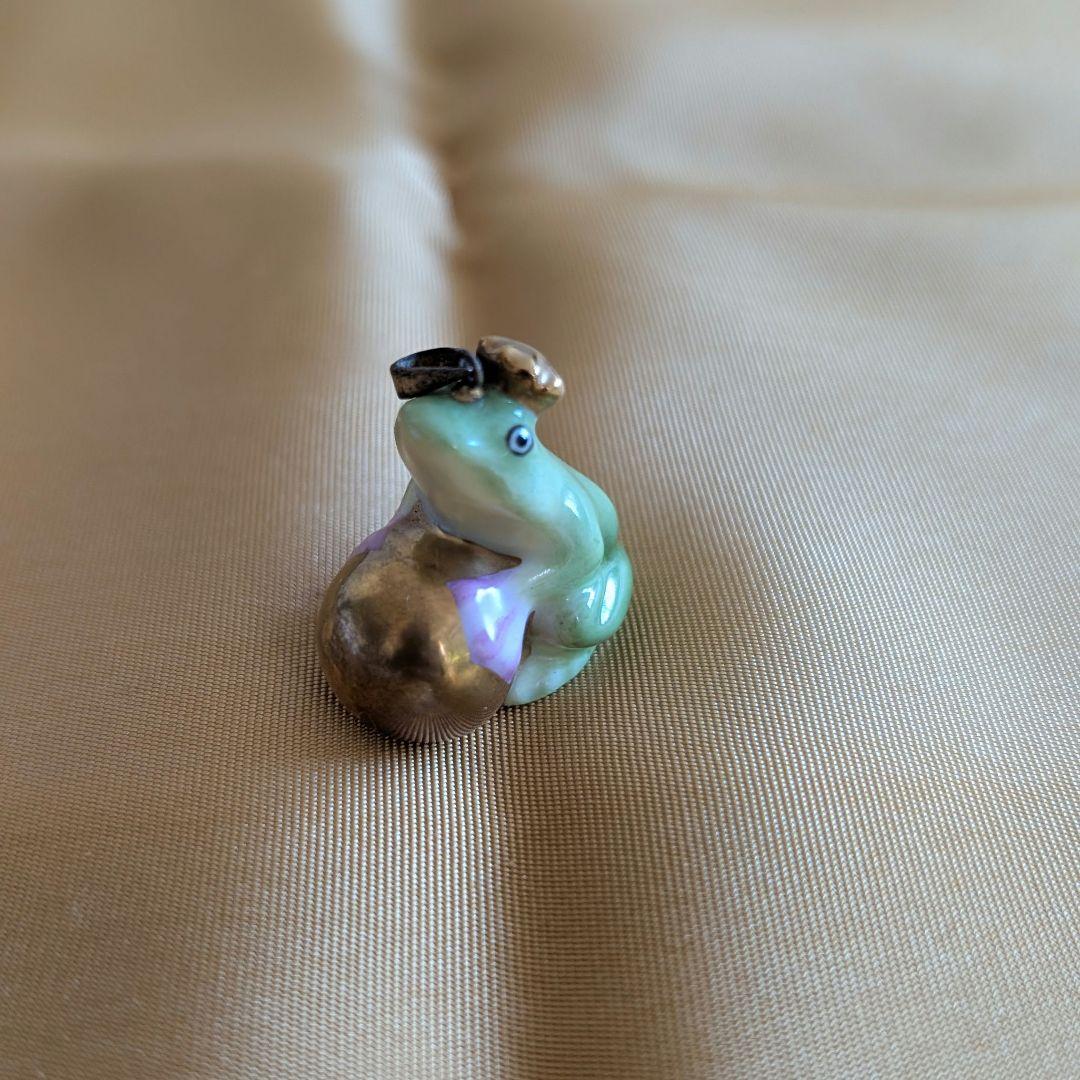 ヘレンド HEREND ペンダントトップ カエル