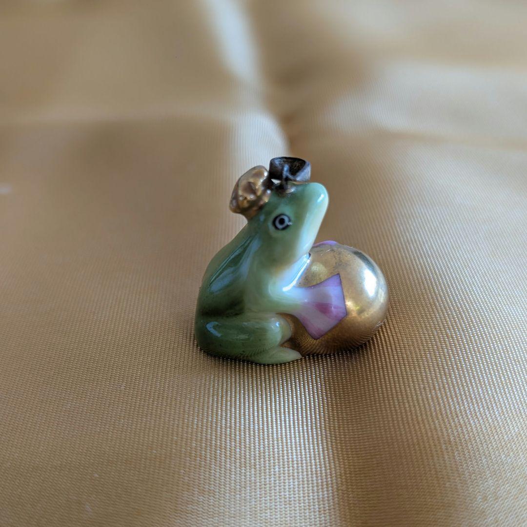 ヘレンド HEREND ペンダントトップ カエル