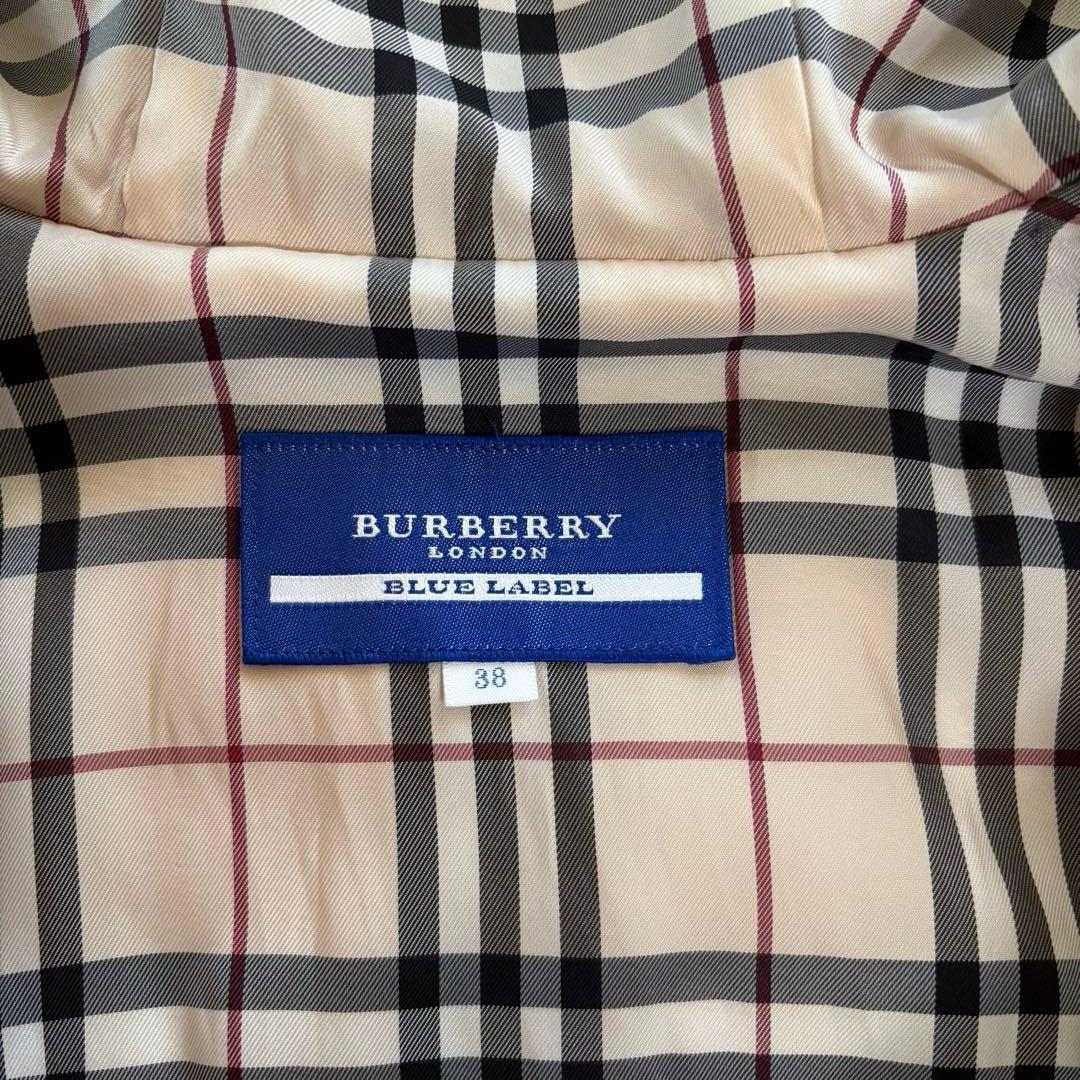 BURBERRY BLUE LABEL ベージュ ジャケット　キュプラ　38