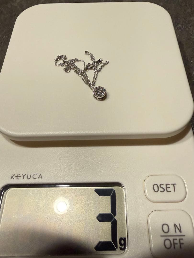 festaria bijou SOPHIAダイヤモンドネックレス保証書鑑定書箱込