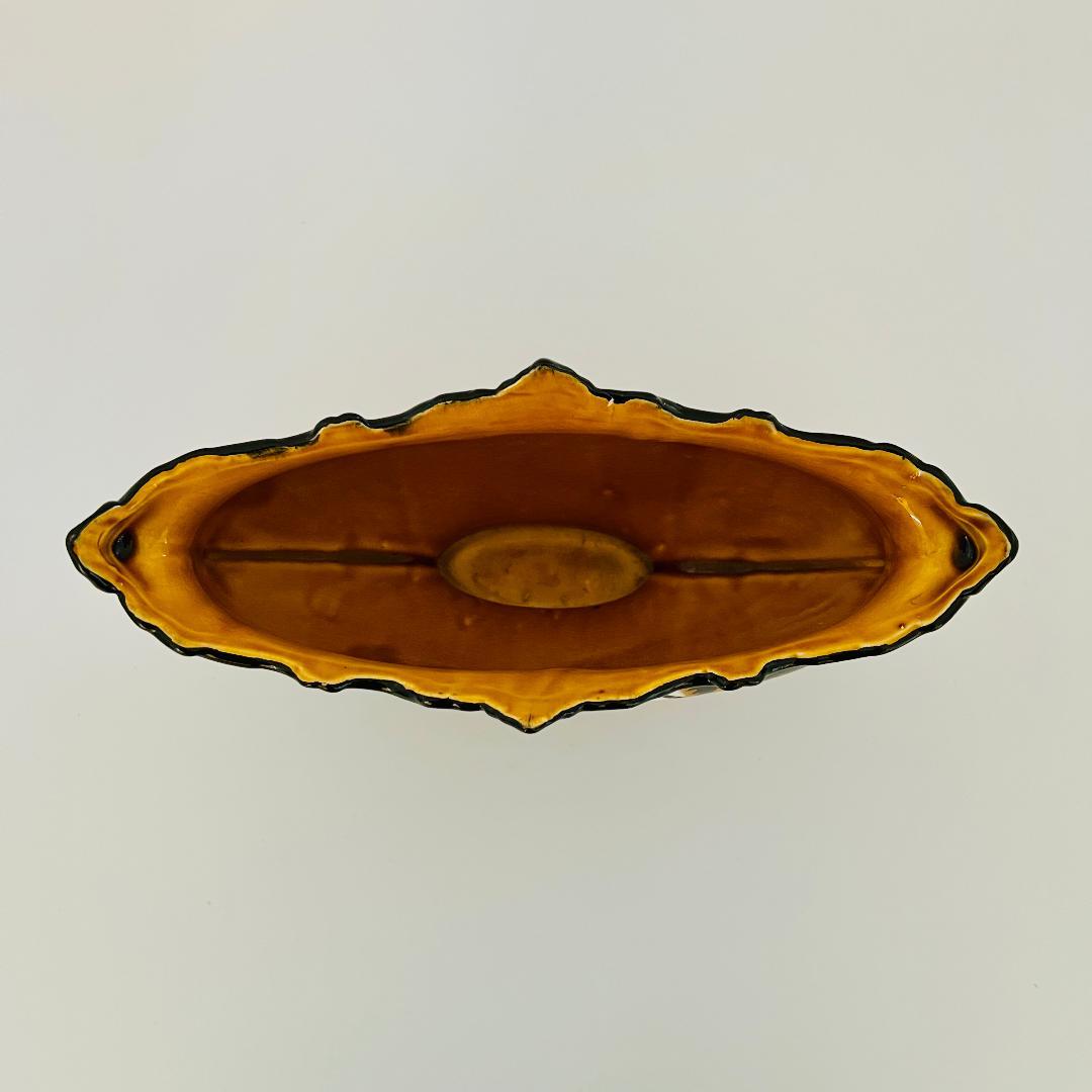 Orchies　フランス陶器　アールヌーボー　フラワーベース　陶器鉢　花瓶