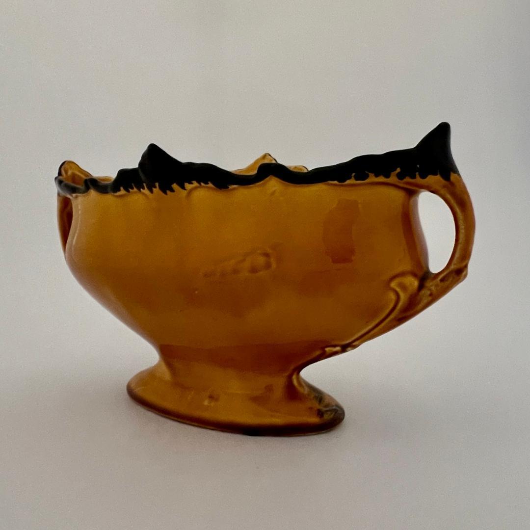 Orchies　フランス陶器　アールヌーボー　フラワーベース　陶器鉢　花瓶