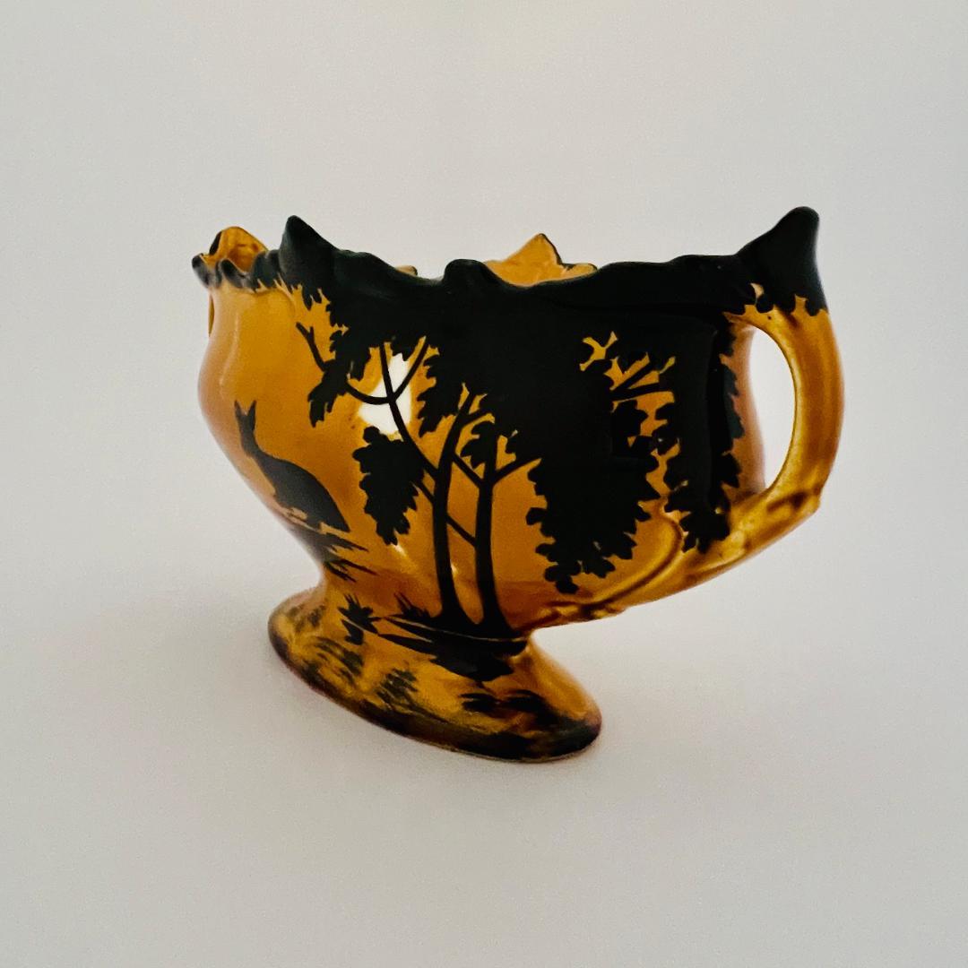 Orchies　フランス陶器　アールヌーボー　フラワーベース　陶器鉢　花瓶