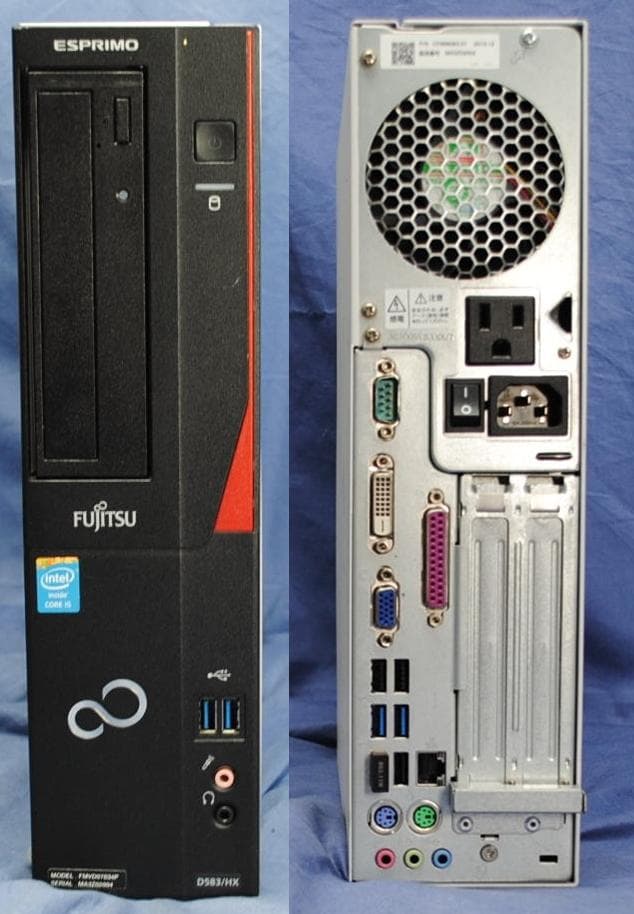 即戦力!富士通スリムPC+19インチモニター/i5/SSDOffice2021