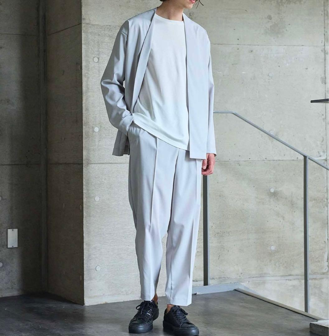 united tokyo ジャケット ノーカラー　スラックス セットアップ