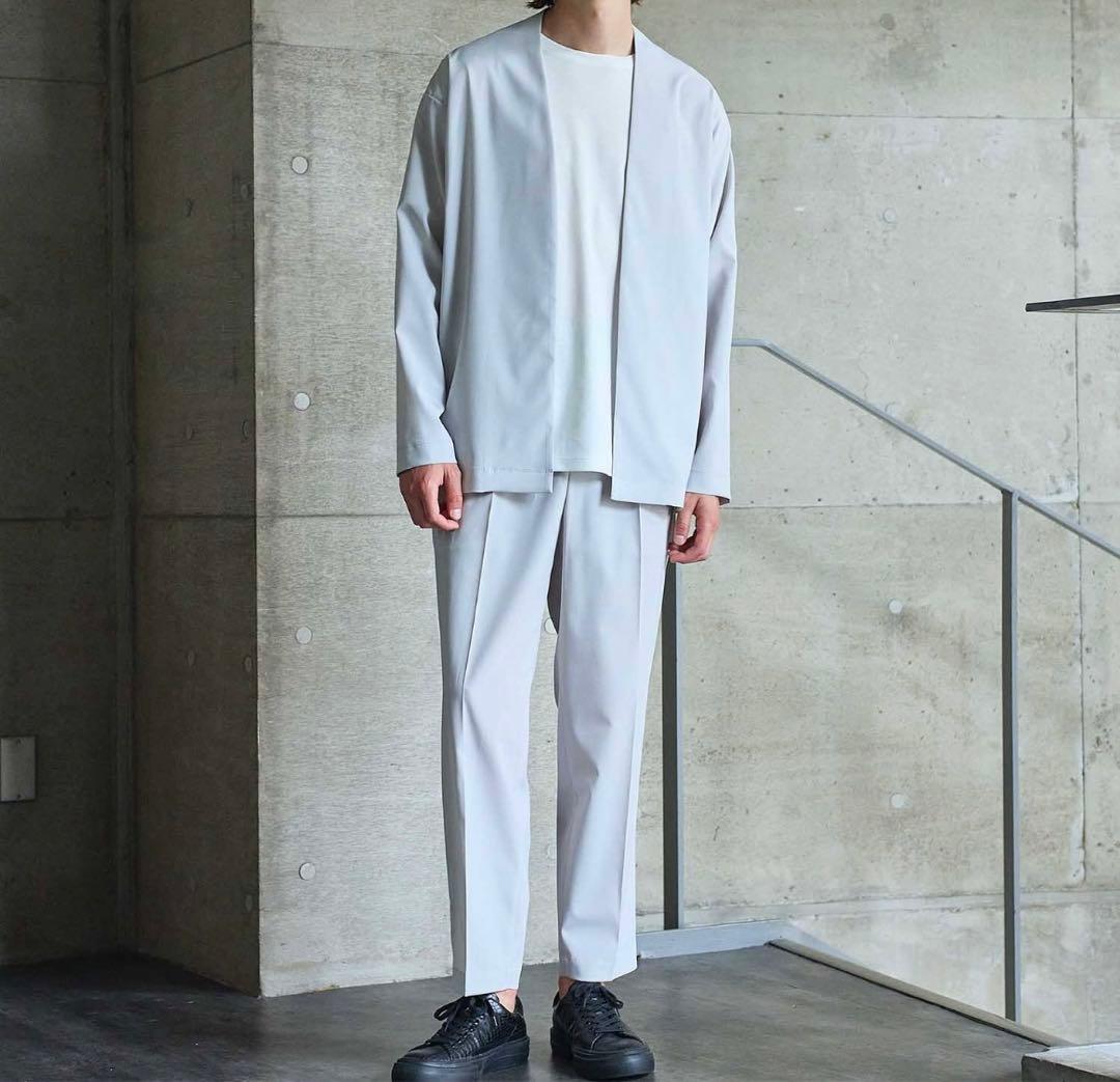 united tokyo ジャケット ノーカラー　スラックス セットアップ