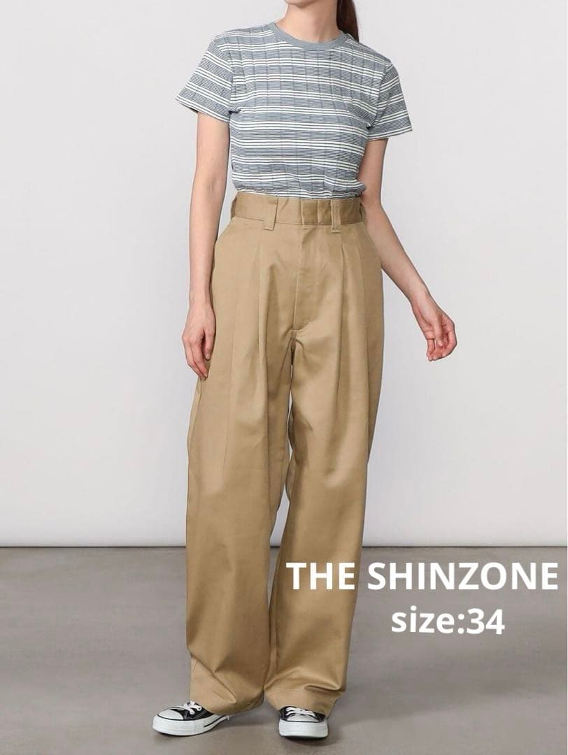 【限定】THE SHINZONE Bshop別注 トムボーイパンツ ベージュ34