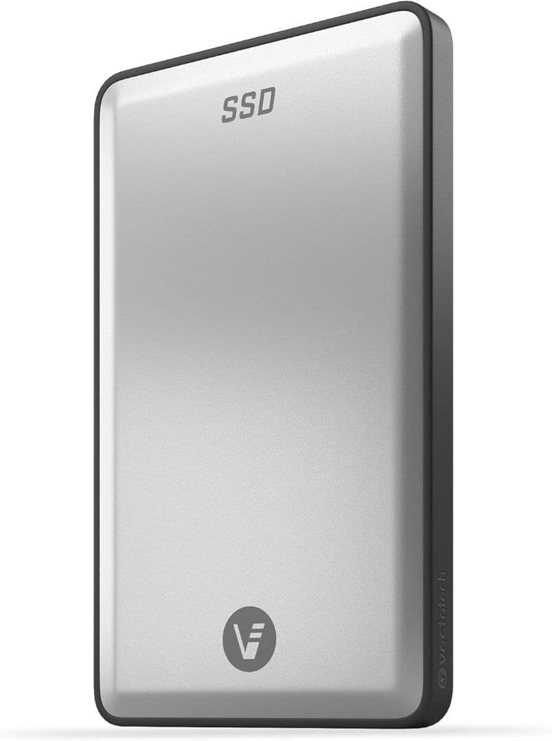 外付けSSD シルバー USB-C接続