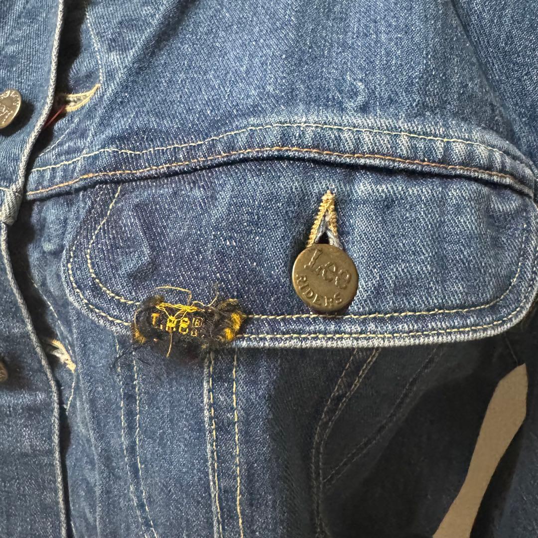 60s 70s Lee 101j デニムジャケット　四角黒タグ　38