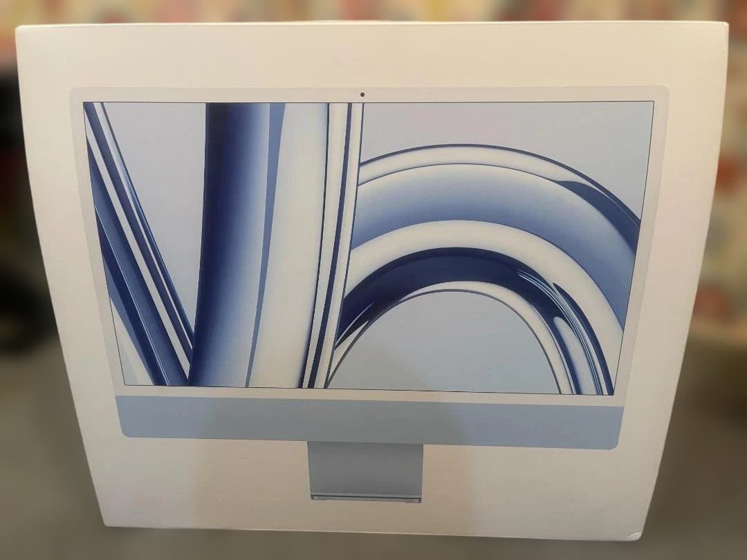 iMac2023 M3 16GB 512GB 8C 8Cブルー 通電28H