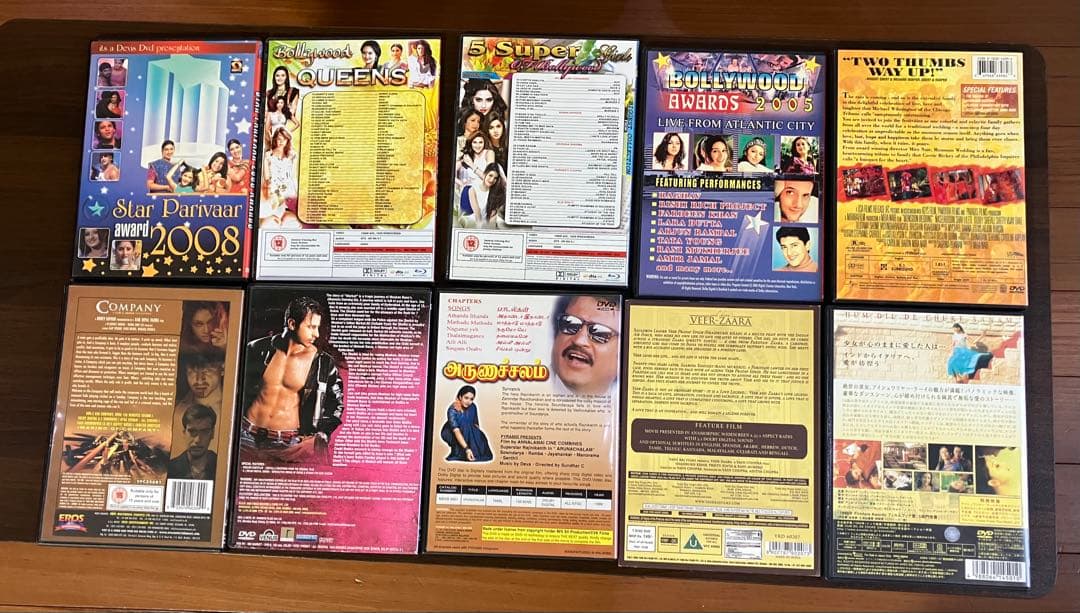 インド映画DVDまとめ売り10枚