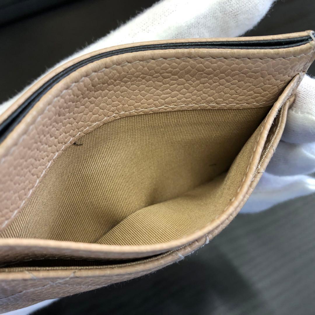 状態良好 正規品　CHANEL シャネル カードケース キャビアスキン