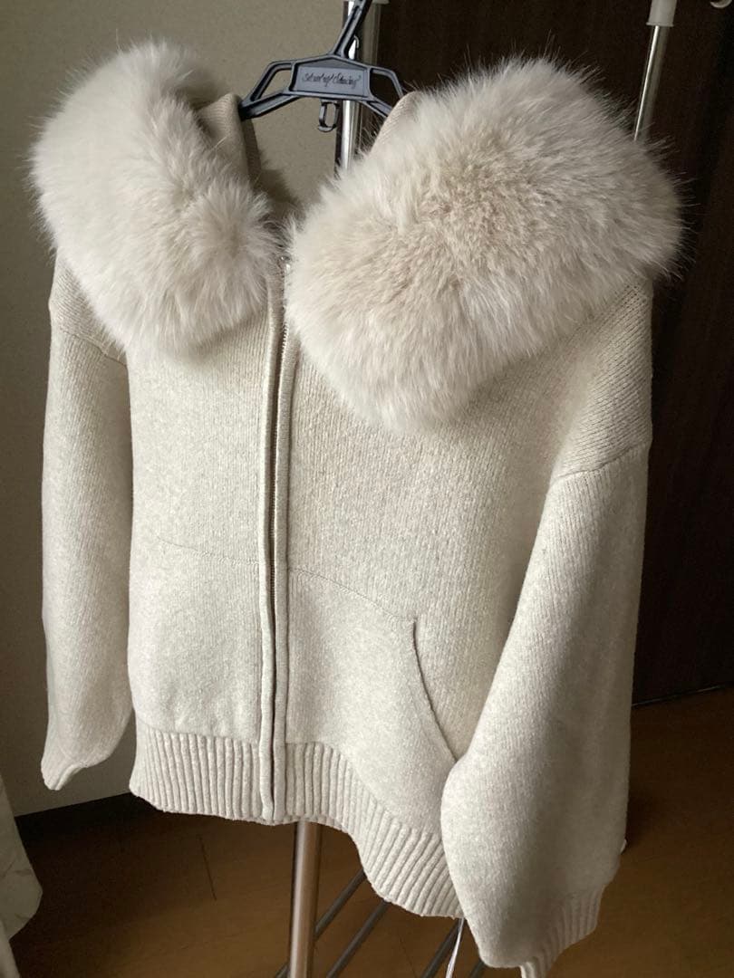 専用　snidel スナイデル ファーフードパーカー　M