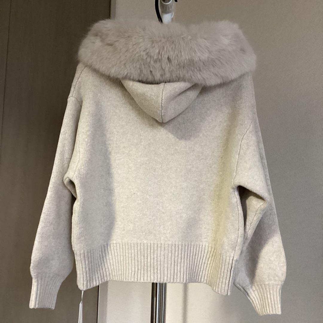 専用　snidel スナイデル ファーフードパーカー　M