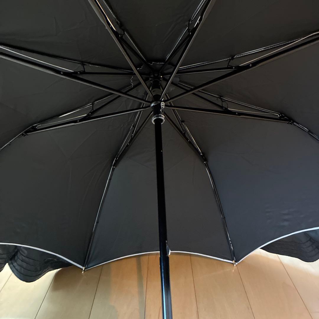 ビューランス　晴雨兼用日傘　フリルホワイト