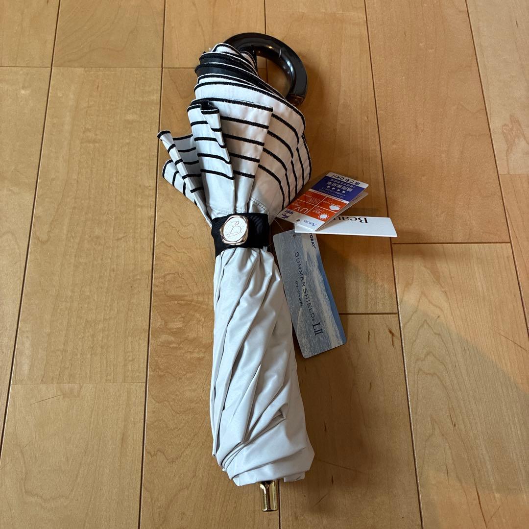 ビューランス　晴雨兼用日傘　フリルホワイト