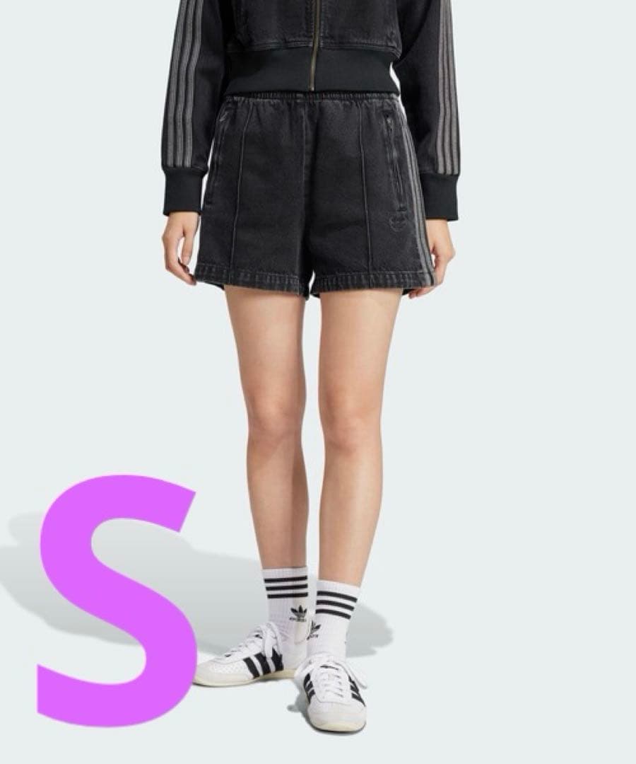 新品★アディダス アディカラー デニム ファイヤーバードショーツSショートパンツ