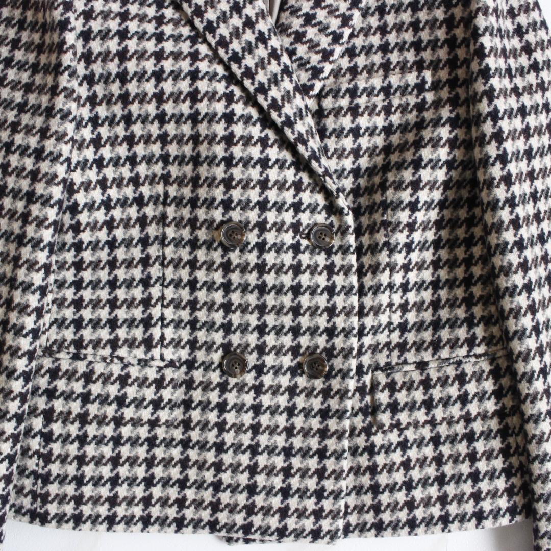 Theory Square DB JKT テーラードジャケット Sサイズ 千鳥柄