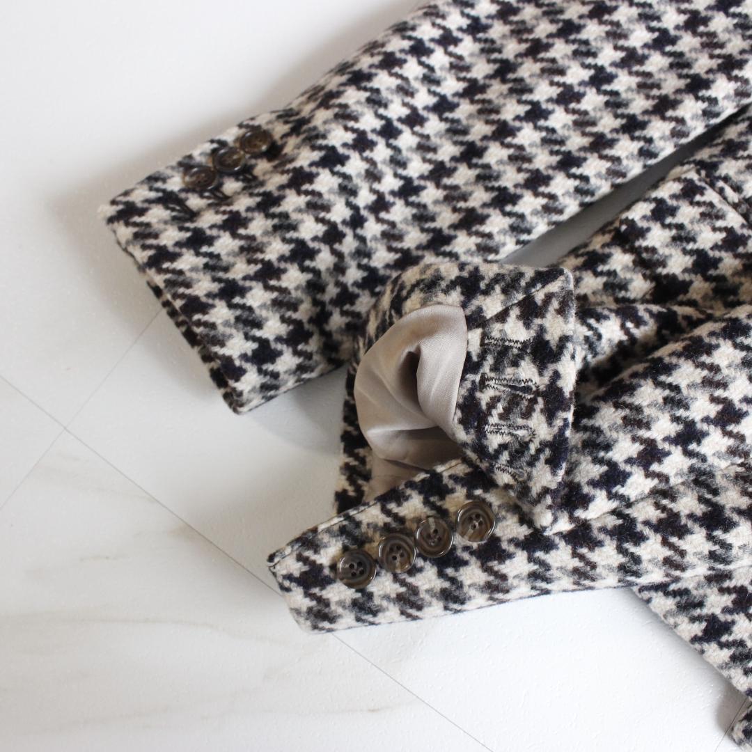 Theory Square DB JKT テーラードジャケット Sサイズ 千鳥柄