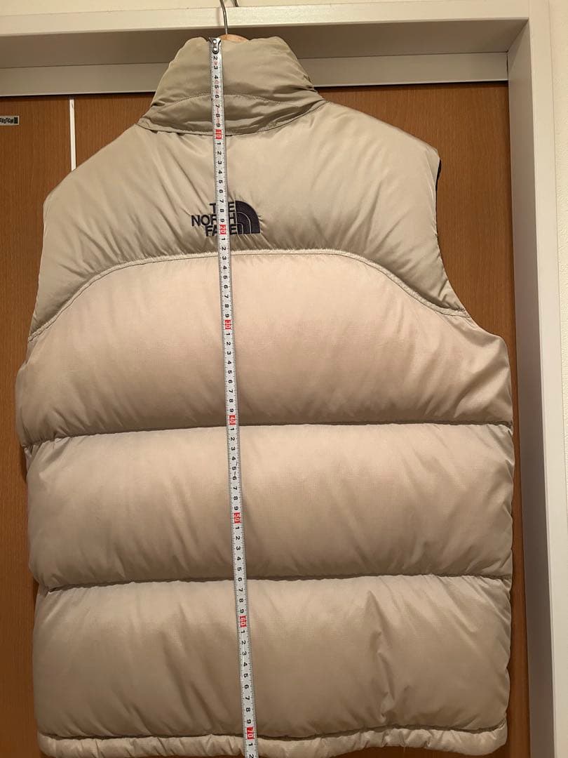 THE NORTH FACE ダウンベスト クリーム色